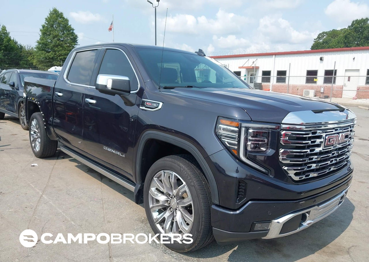 2023 Gmc Sierra 1500 4wd  Short Box Denali, Rear damage, Iaai lot 45689166