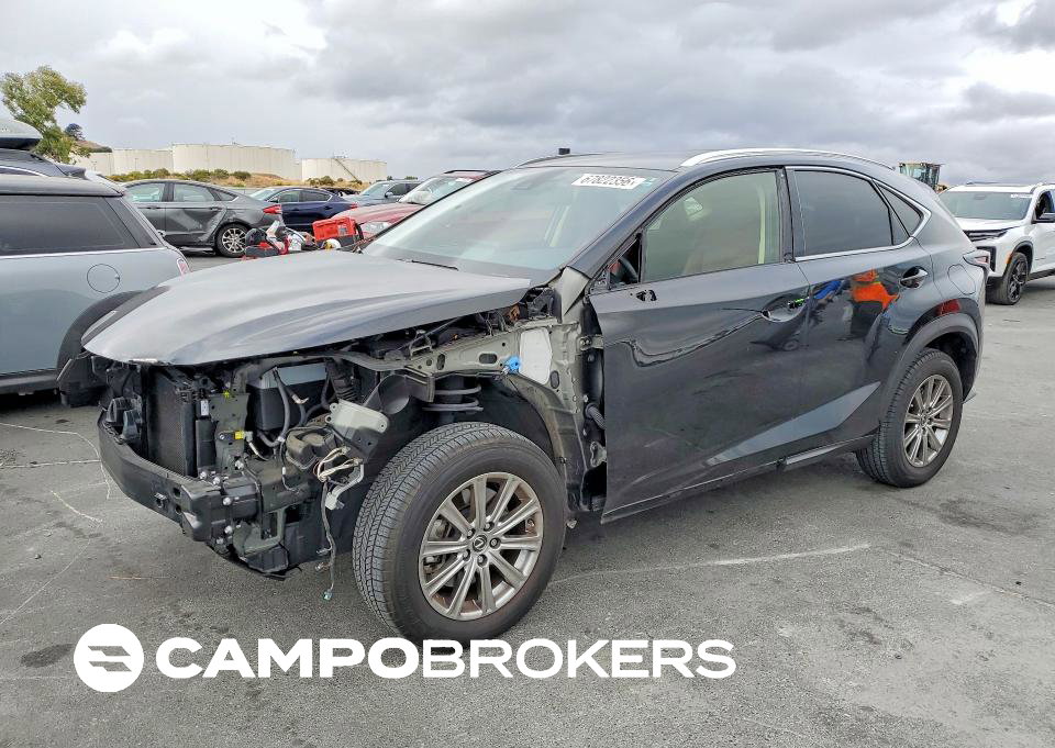2020 Lexus Nx 300, daño Frontal, Copart lote 67822356