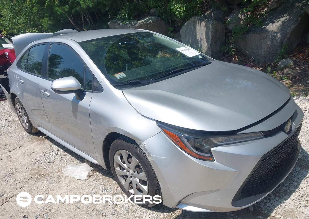 2021 Toyota Corolla Le, daño Trasero, Iaai lote 45642425