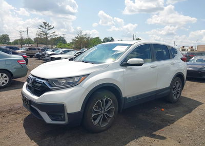 2021 Honda Cr-v Awd Ex-l, uszkodzenie: Przód, Iaai lot 45756657, zdjęcie 2 z 17