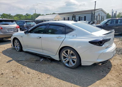 2021 Acura Tlx Technology, uszkodzenie: Wandalizm, Copart lot 63500146, zdjęcie 2 z 12