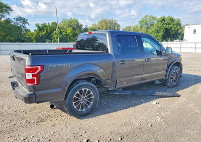 2020 Ford F150 Supercrew, daño Lateral, Copart lote 65757406, foto 3 de 6