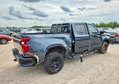2021 Chevrolet Silverado K1500 Lt Trail Boss, daño Lateral, Copart lote 65810806, foto 3 de 6