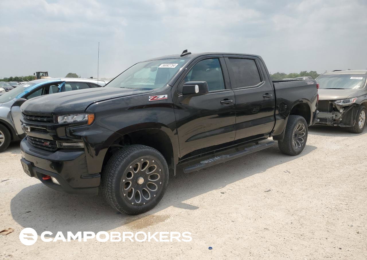2021 Chevrolet Silverado K1500 Lt Trail Boss, daño Replaced Vin, Copart lote 56692754