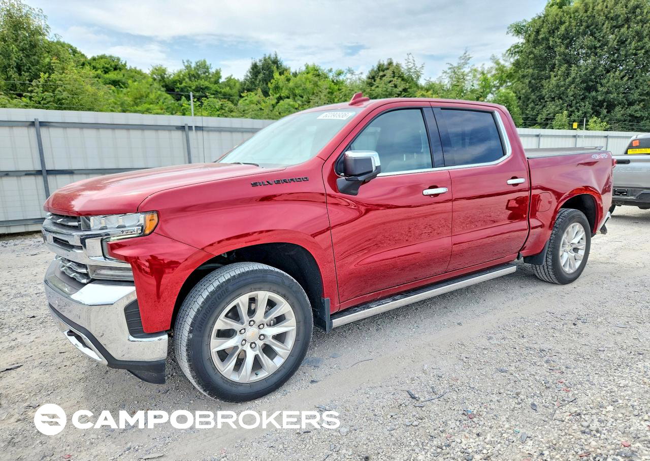 2021 Chevrolet Silverado K1500 Ltz, uszkodzenie: Tył, Copart lot 62390936