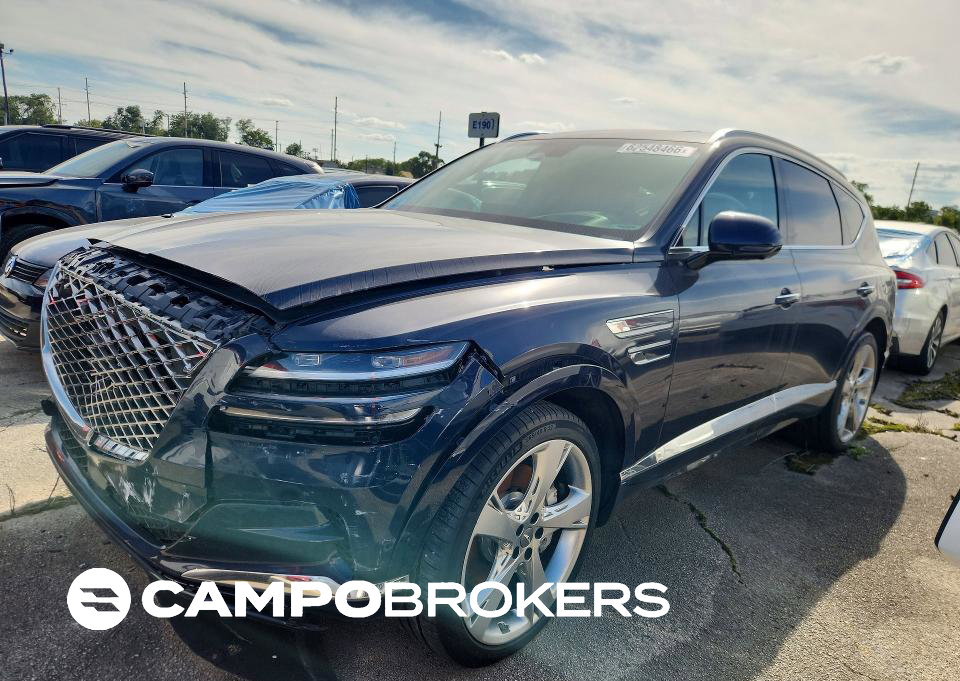 2024 Genesis Gv80 3.5t, daño Frontal, Copart lote 68108996