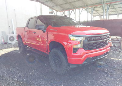 2022 Chevrolet Silverado 1500 4wd  Short Bed Custom, Right Front damage, Iaai lot 45694796