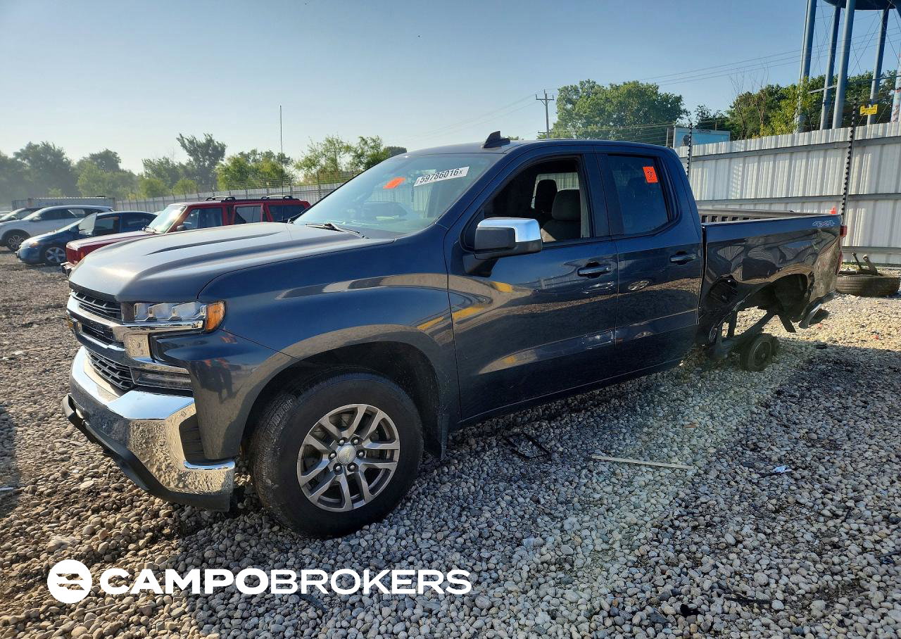 2020 Chevrolet Silverado K1500 Lt, daño Lateral, Copart lote 59786016