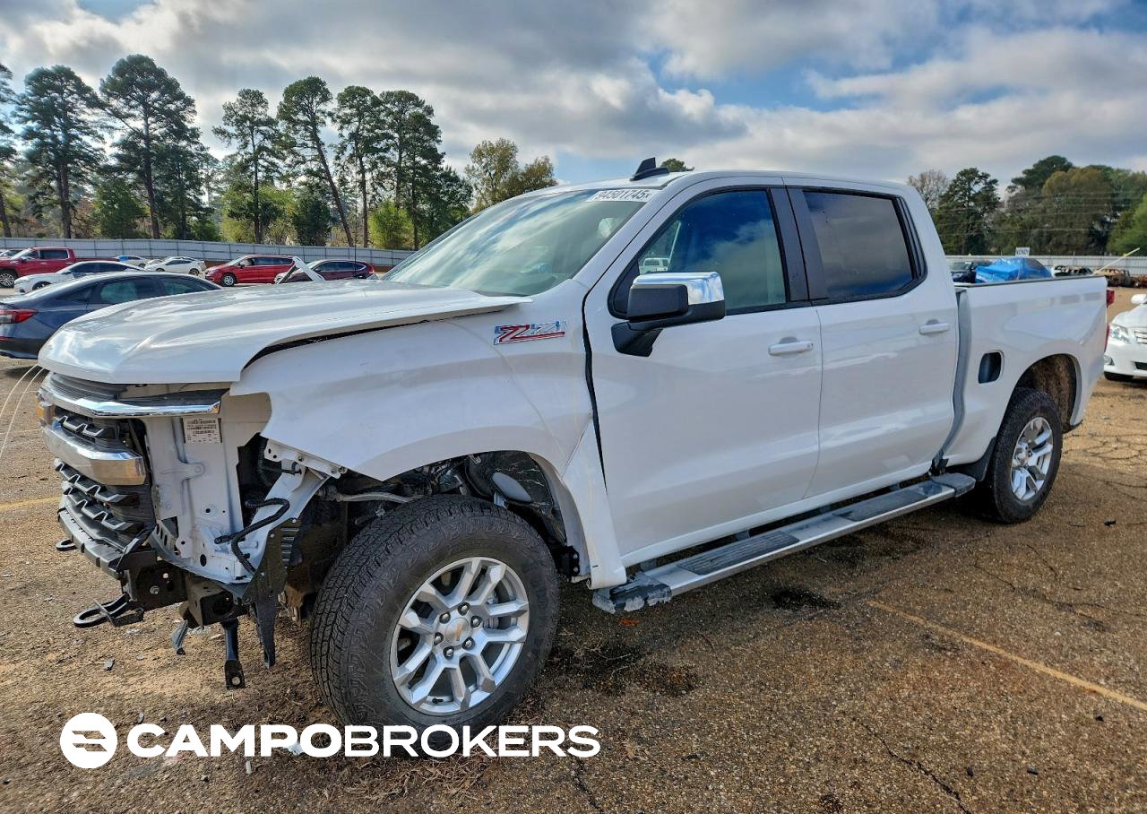 2025 Chevrolet Silverado K1500 Lt, daño Frontal, Copart lote 94501745