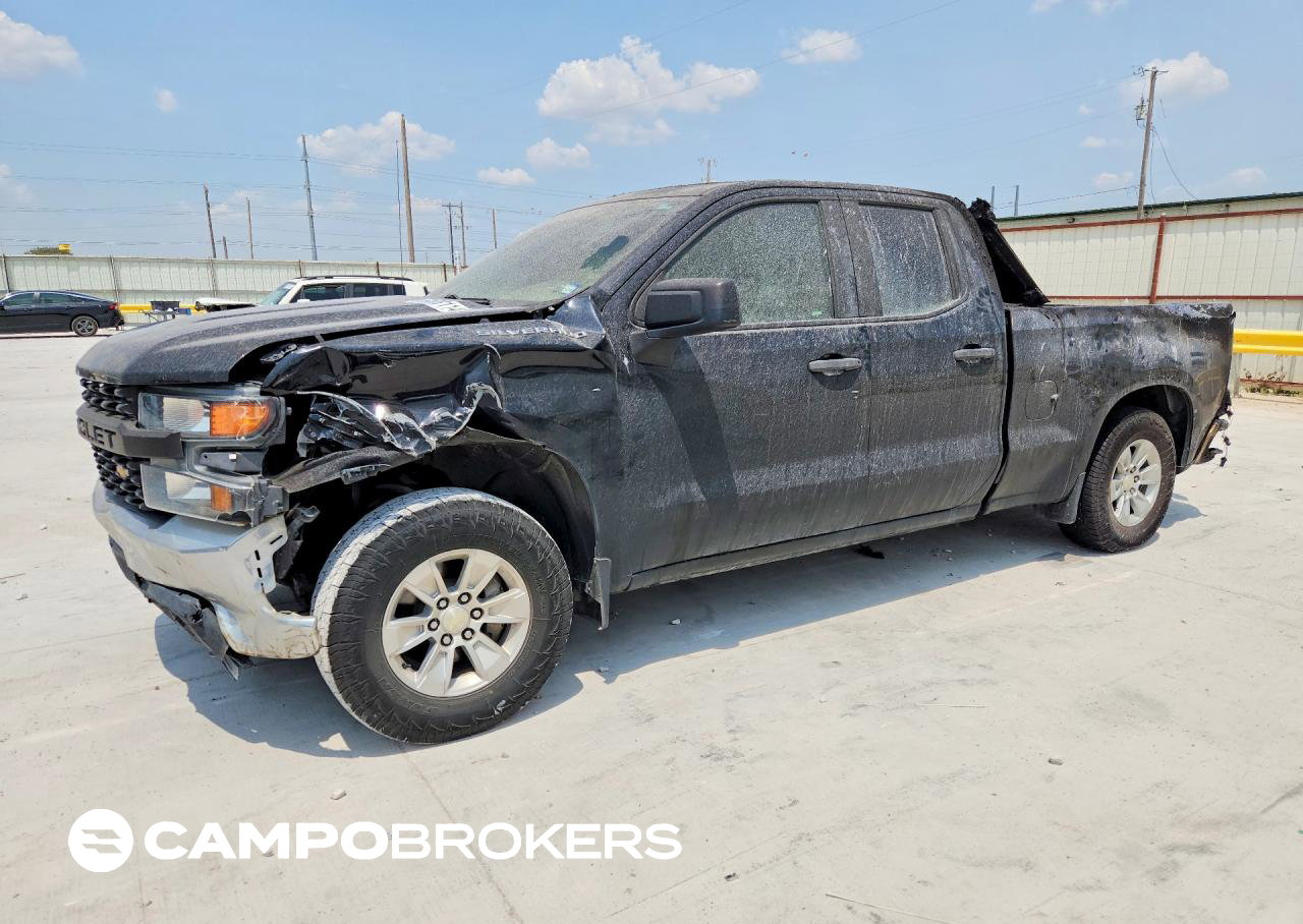 2019 Chevrolet Silverado C1500, Burn - Interior damage, Copart lot 64001146