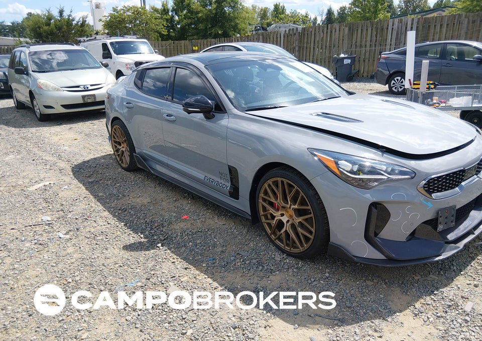 2022 Kia Stinger Gt2, Front & Rear damage, Iaai lot 45776653