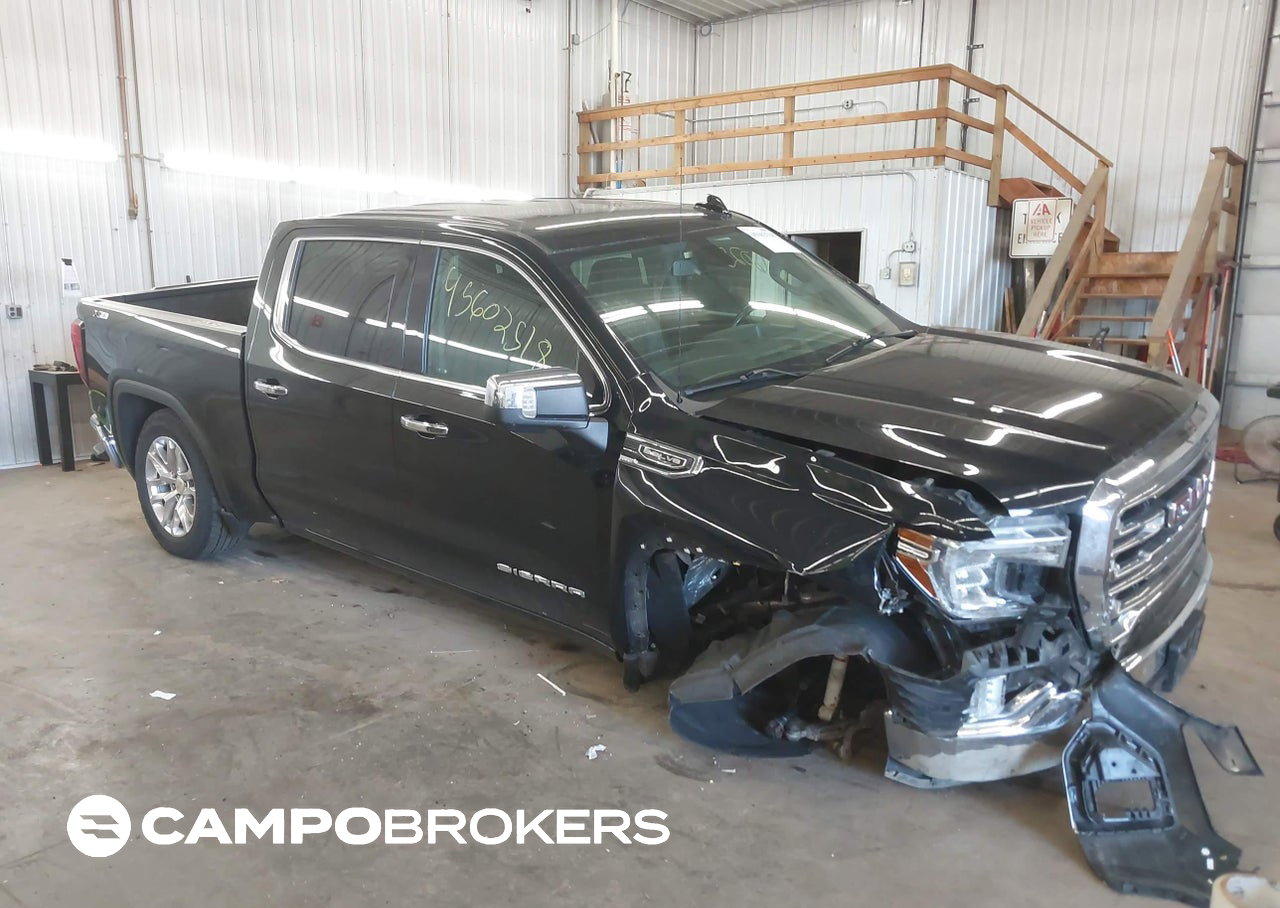 2021 Gmc Sierra 1500 4wd  Short Box Slt, uszkodzenie: Prawy przód, Iaai lot 45602518