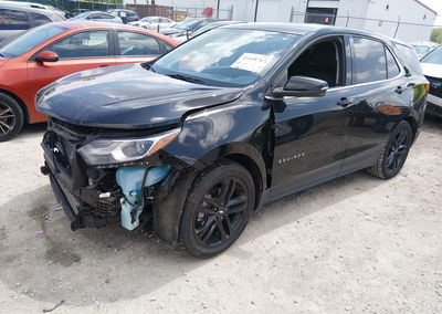 2020 Chevrolet Equinox Fwd Lt 1.5l Turbo, пошкодження: Передня частина, Iaai лот 45458767, фото 2 з 22
