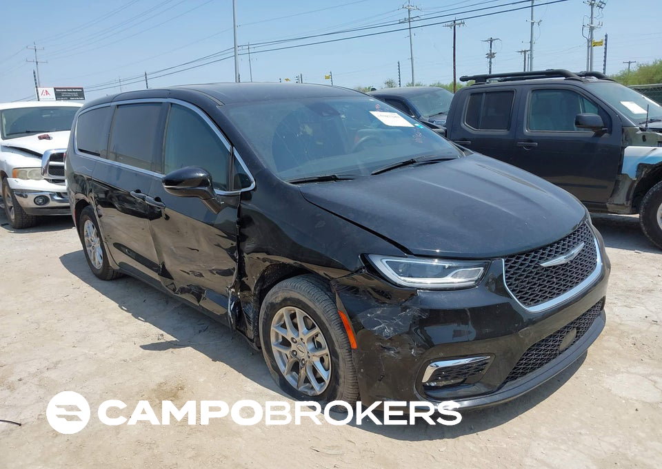 2025 Chrysler Pacifica Select, daño Lateral derecho, Iaai lote 45983289