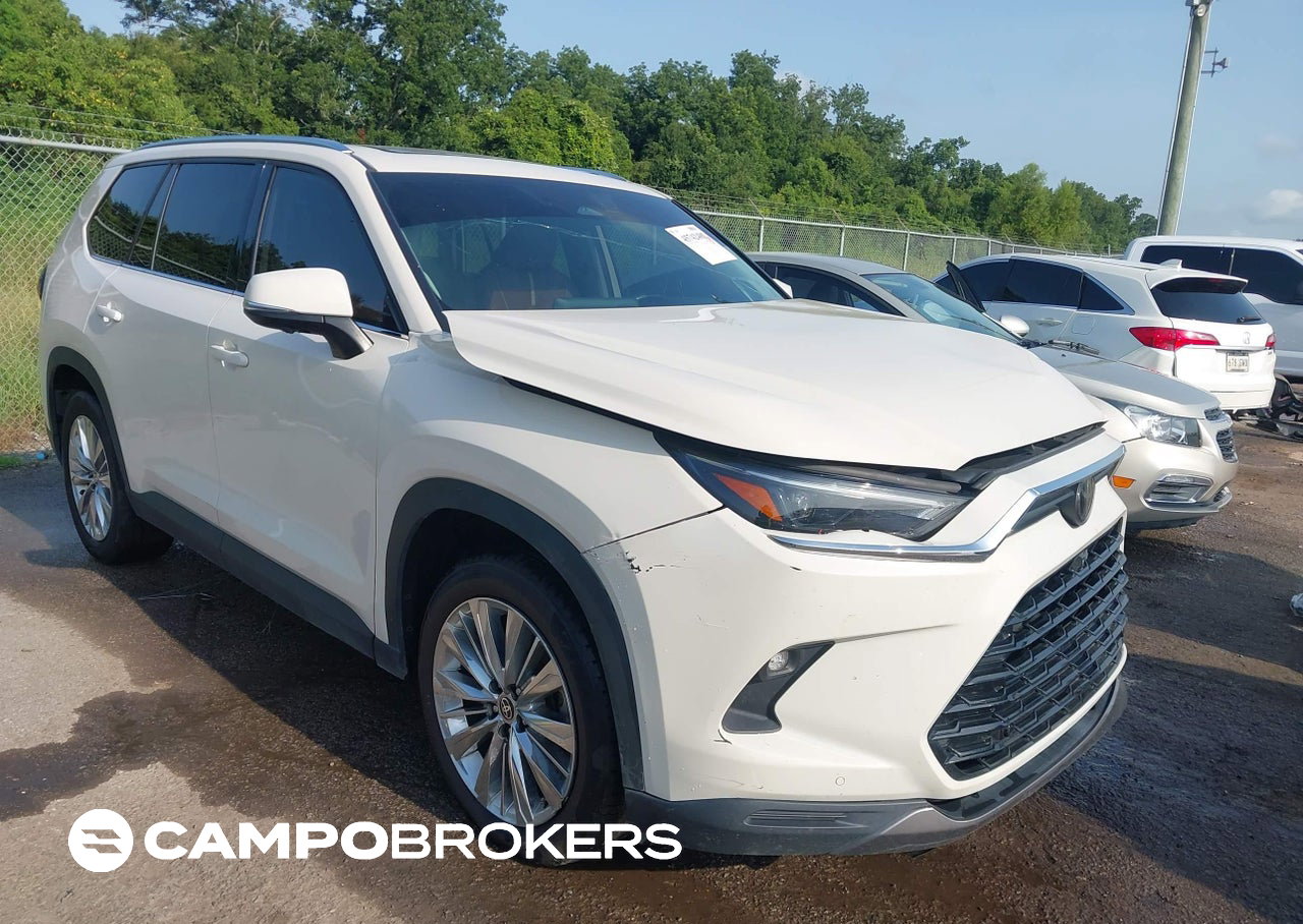 2024 Toyota Grand Highlander Platinum, пошкодження: Передня частина, Iaai лот 45742480