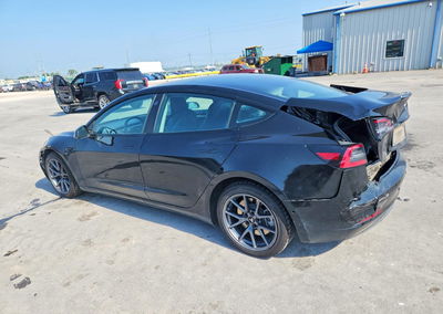 2022 Tesla Model 3, daño Trasero, Copart lote 62112506, foto 2 de 6