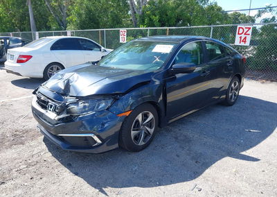 2020 Honda Civic Lx, daño Frontal, Iaai lote 45138228, foto 2 de 18