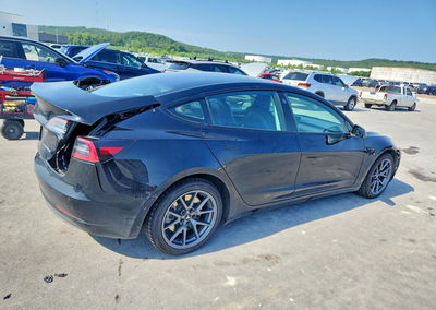 2022 Tesla Model 3, daño Trasero, Copart lote 62112506, foto 3 de 6