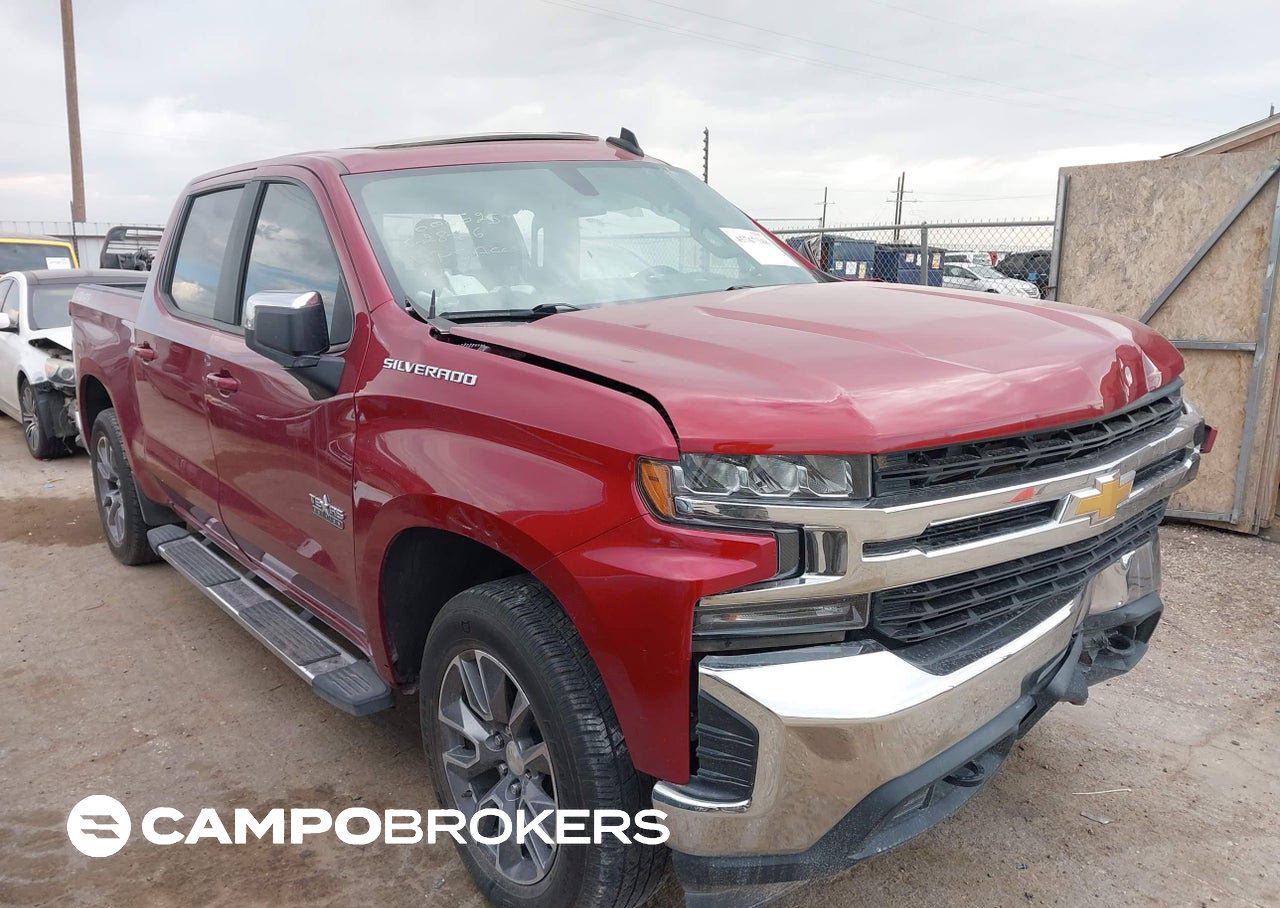 2019 Chevrolet Silverado 1500 Lt, daño Lateral izquierdo, Iaai lote 45767348