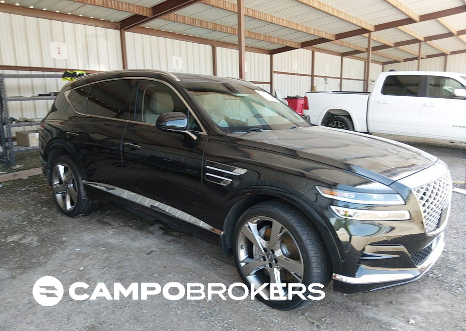 2022 Genesis Gv80 3.5t Awd, daño Frontal izquierdo, Iaai lote 45676868