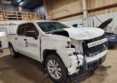 2022 Chevrolet Silverado Ltd K1500 Custom, daño Frontal, Copart lote 66840936, foto 4 de 12