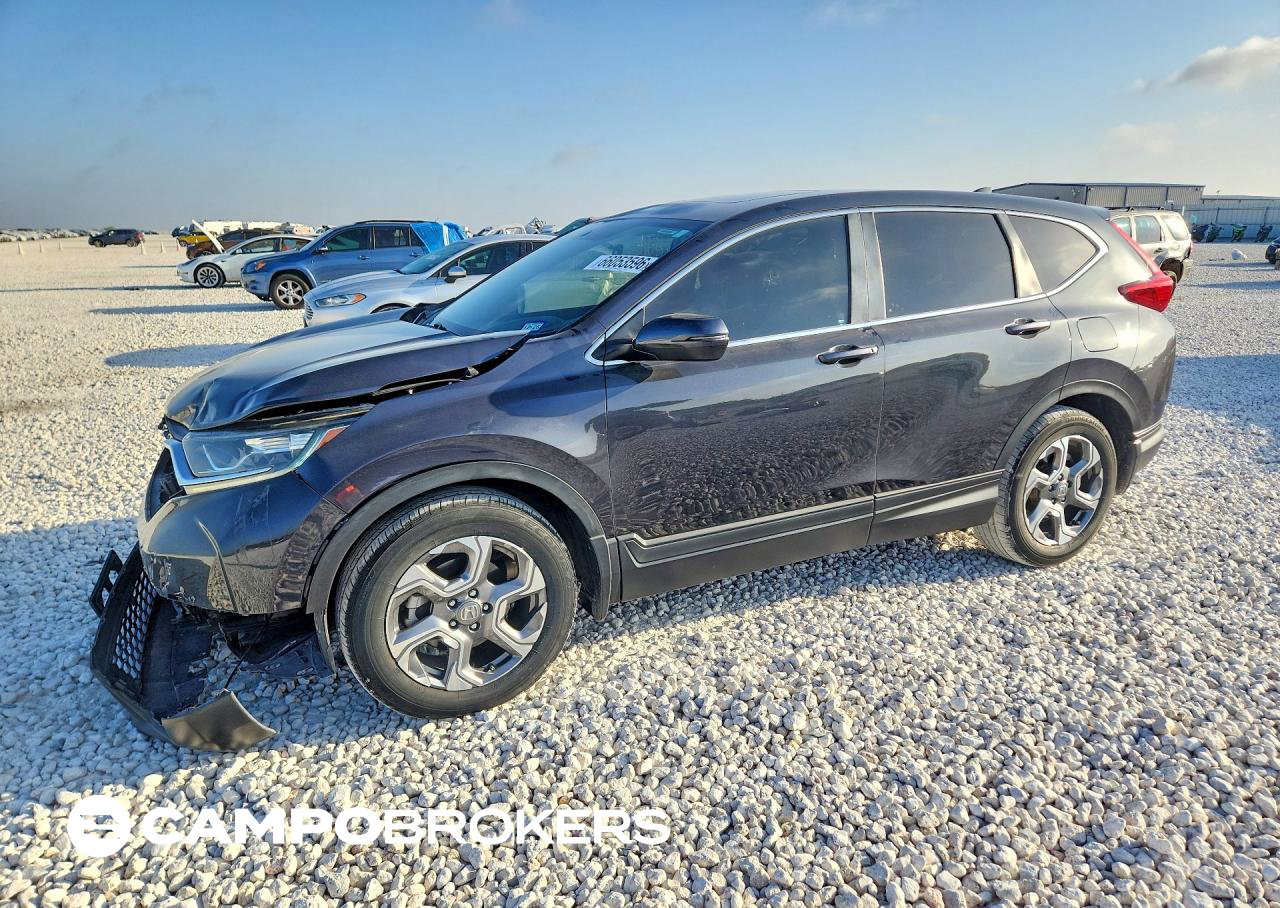 2019 Honda Cr-v Ex, daño Frontal, Copart lote 66053596