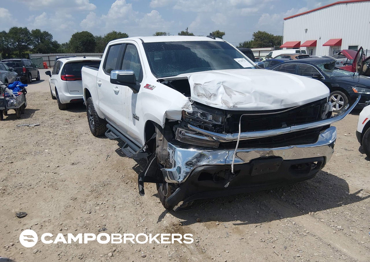 2020 Chevrolet Silverado 1500 4wd  Short Bed Lt, uszkodzenie: Przód, Iaai lot 45789727
