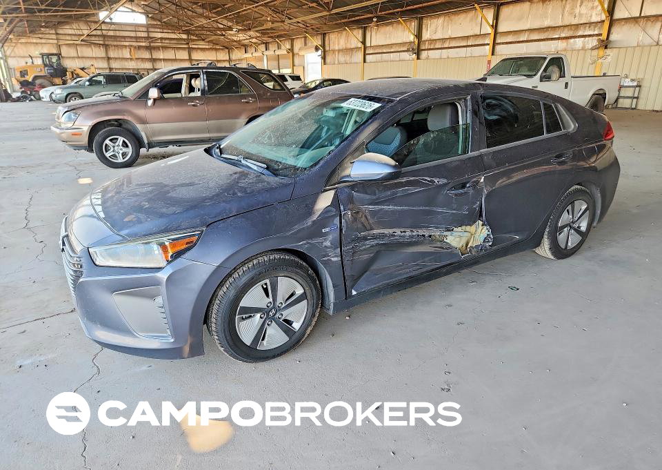 2019 Hyundai Ioniq Blue, пошкодження: Бік, Copart лот 63723626