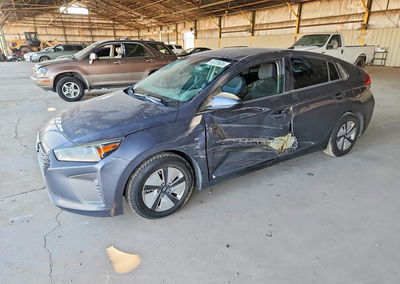 2019 Hyundai Ioniq Blue, daño Lateral, Copart lote 63723626