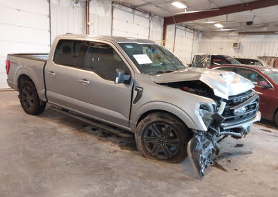 2021 Ford F-150 Lariat/xl/xlt, Front End damage, Iaai lot 45392386