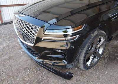2022 Genesis Gv80 3.5t Awd, daño Frontal izquierdo, Iaai lote 45676868, foto 6 de 16