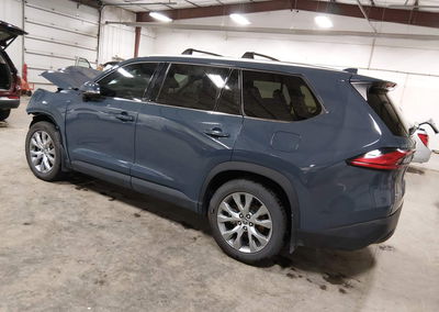 2024 Toyota Grand Highlander Hybrid Limited, Front End damage, Iaai lot 45193090, photo 3 of 6