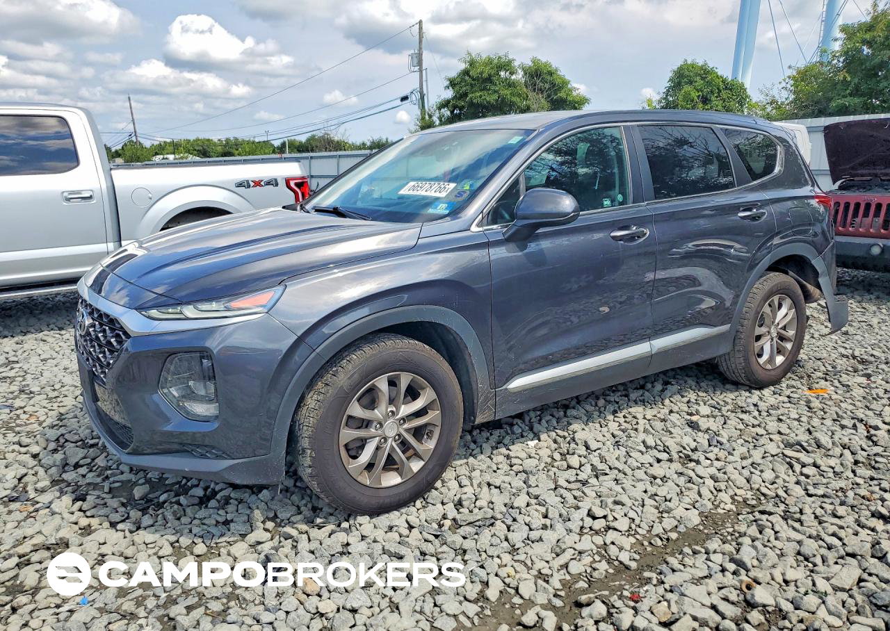 2020 Hyundai Santa Fe Se, пошкодження: Задня частина, Copart лот 66978766