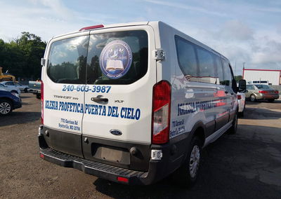 2019 Ford Transit-350 Xlt, daño Lateral izquierdo, Iaai lote 45661341, foto 4 de 6