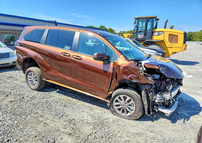 2024 Toyota Sienna Le, пошкодження: Передня частина, Copart лот 66940786, фото 4 з 6