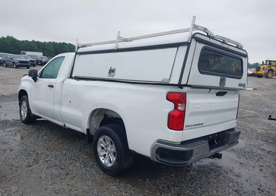 2020 Chevrolet Silverado 1500 2wd  Long Bed Wt, daño Frontal, Iaai lote 45830582, foto 3 de 6