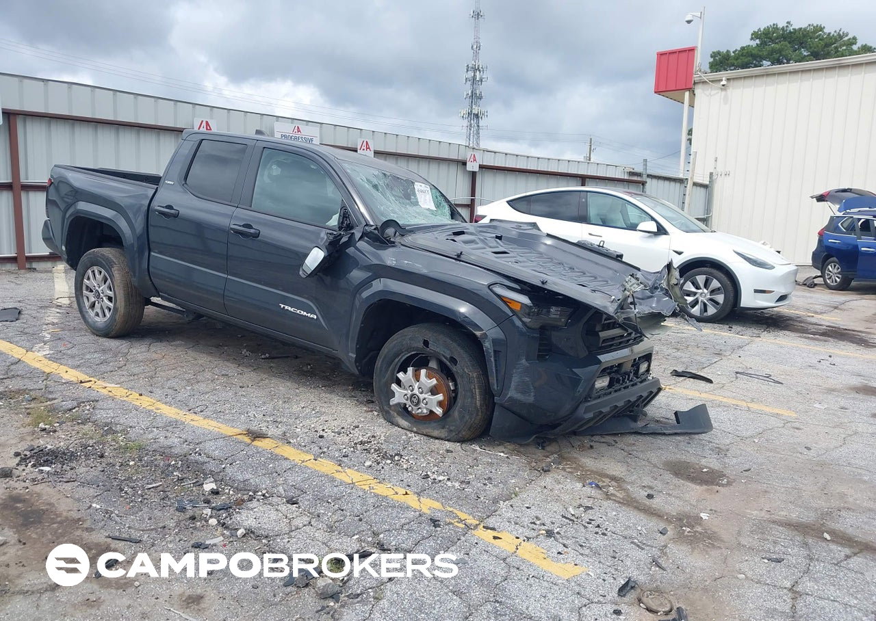 2024 Toyota Tacoma Sr5, Left Front damage, Iaai lot 45404137