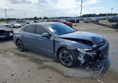 2025 Hyundai Sonata Sel, daño Frontal, Copart lote 57369566, foto 4 de 14