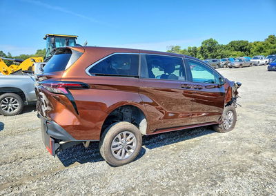 2024 Toyota Sienna Le, пошкодження: Передня частина, Copart лот 66940786, фото 3 з 6
