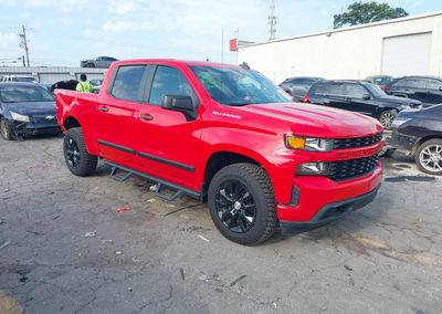 2021 Chevrolet Silverado 1500 4wd  Short Bed Custom, daño Trasero, Iaai lote 45538529