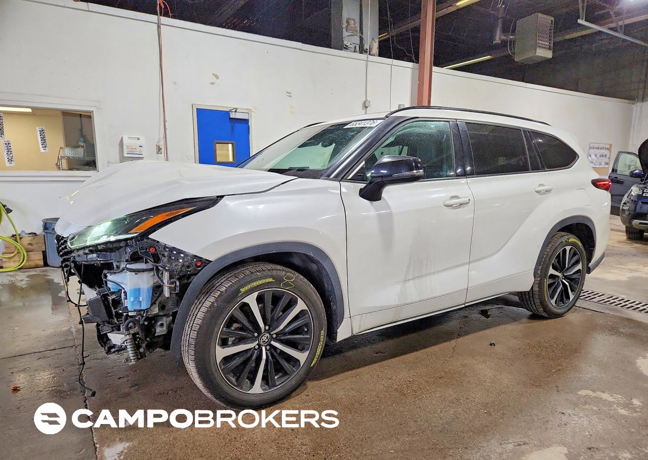 2021 Toyota Highlander Xse, пошкодження: Передня частина, Copart лот 65341376