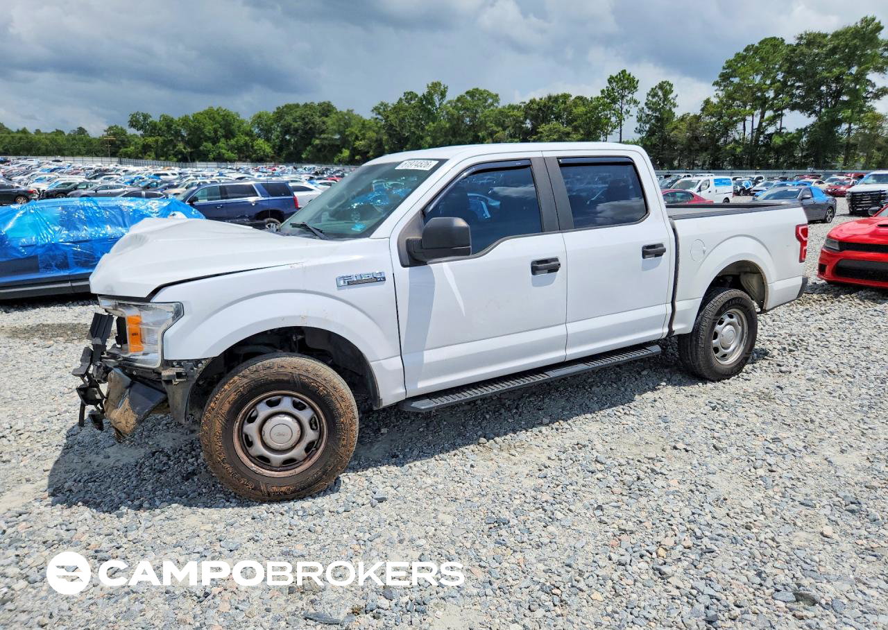 2019 Ford F150 Supercrew, пошкодження: Передня частина, Copart лот 61974526