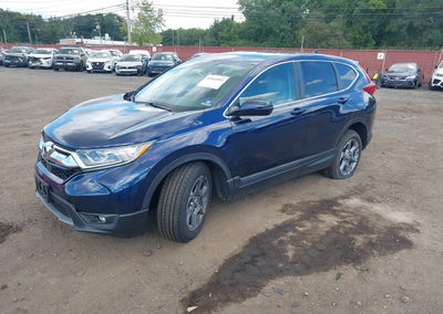 2019 Honda Cr-v Ex-l, Right Side damage, Iaai lot 45961092, photo 2 of 17