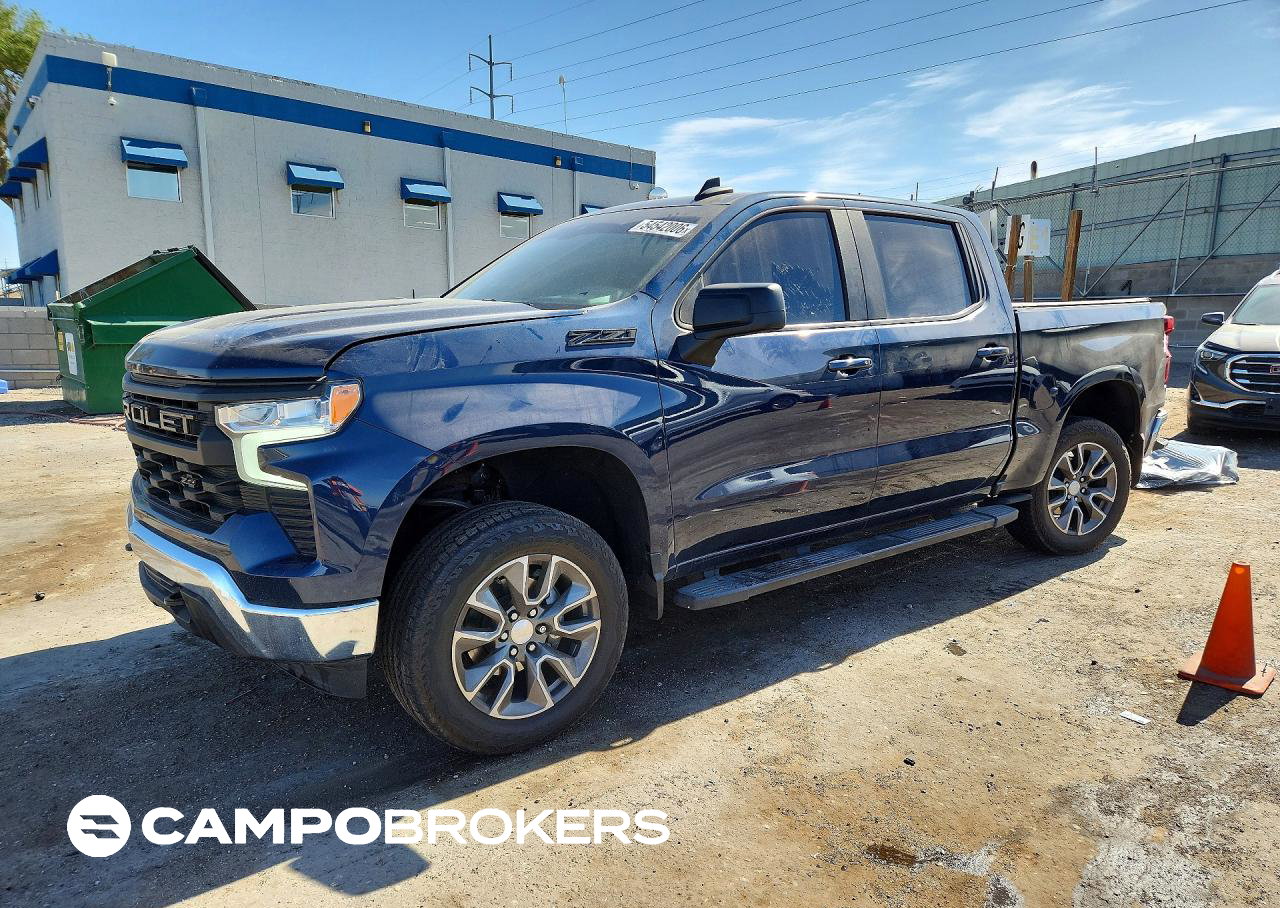 2022 Chevrolet Silverado K1500 Lt, daño Trasero, Copart lote 54542006