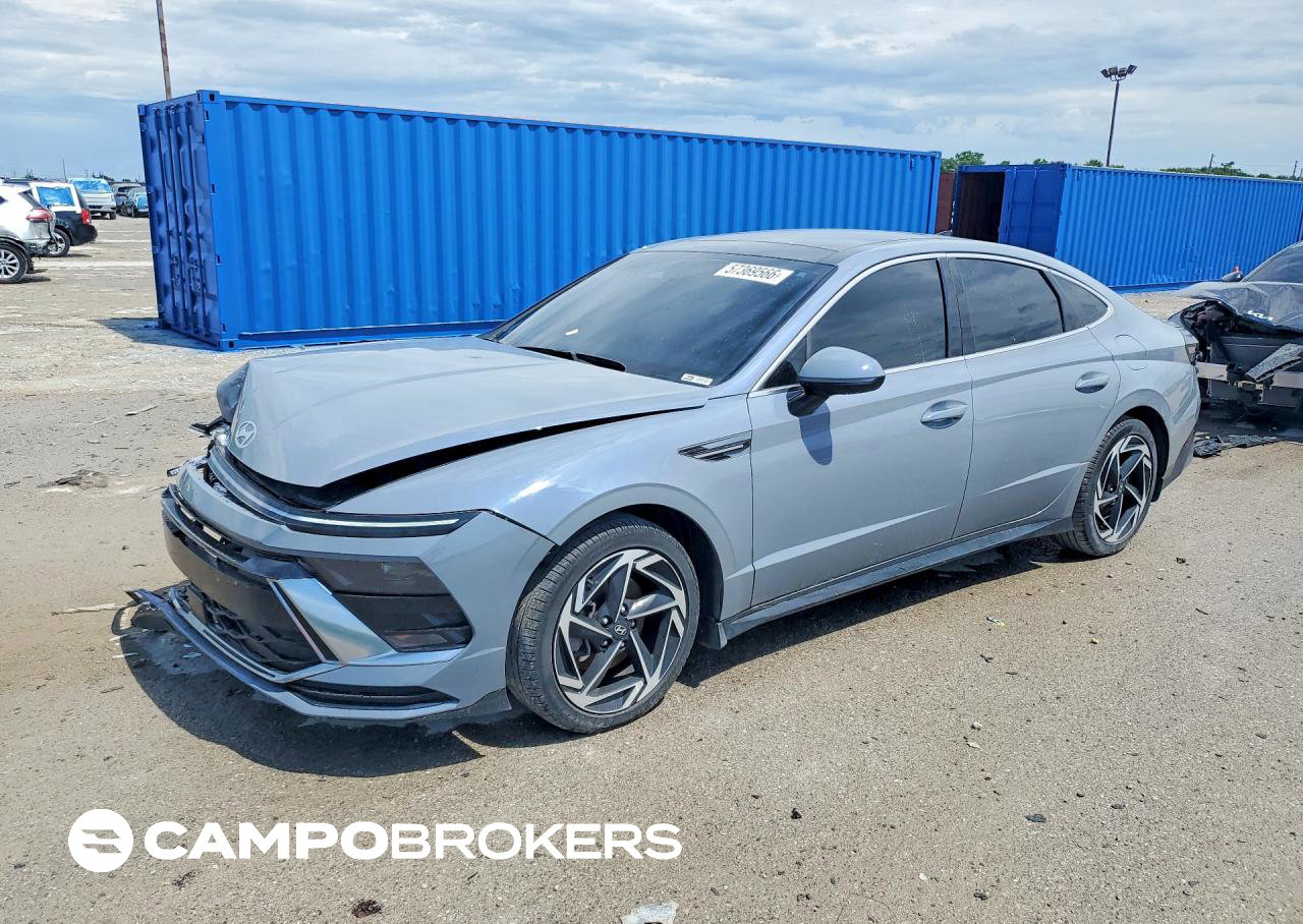 2025 Hyundai Sonata Sel, daño Frontal, Copart lote 57369566