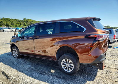 2024 Toyota Sienna Le, пошкодження: Передня частина, Copart лот 66940786, фото 2 з 6
