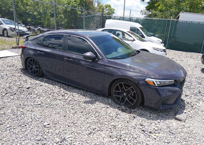 2023 Honda Civic Sport Touring, Left Front damage, Iaai lot 45397658