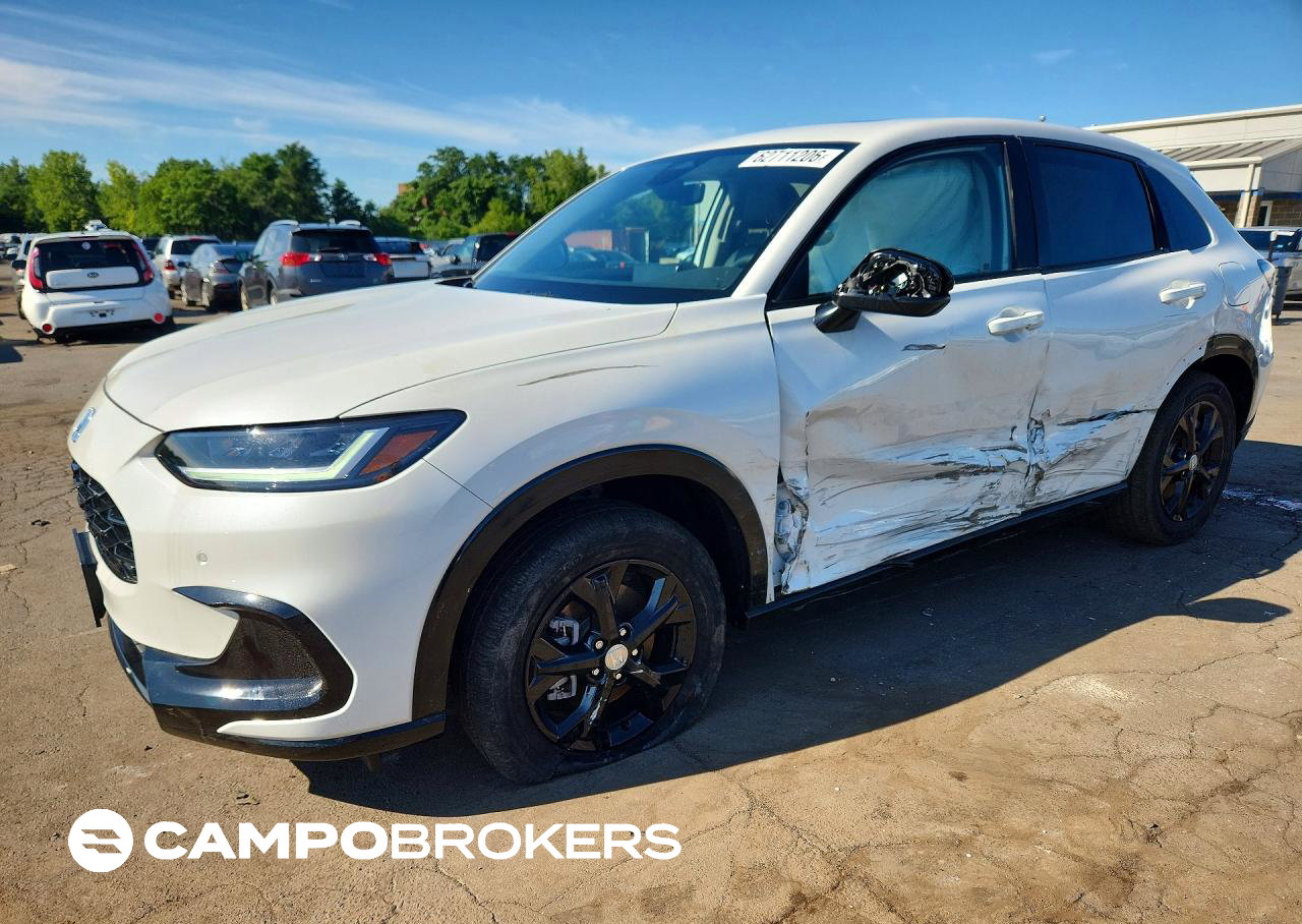 2025 Honda Hr-v Exl, Side damage, Copart lot 62711206