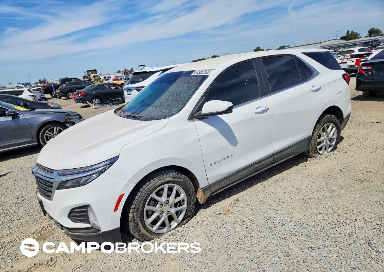 2023 Chevrolet Equinox Lt, daño Trasero, Copart lote 66902506