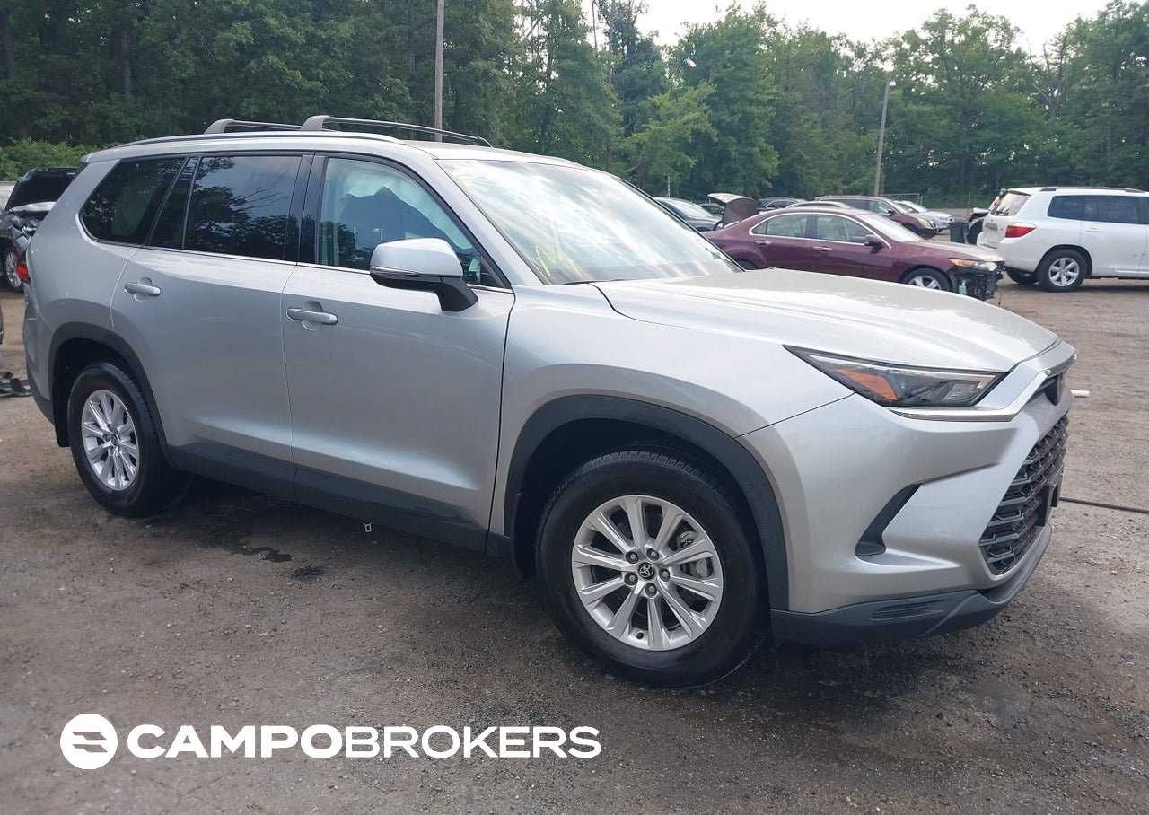2024 Toyota Grand Highlander Xle, пошкодження: Лівий бік, Iaai лот 45651638